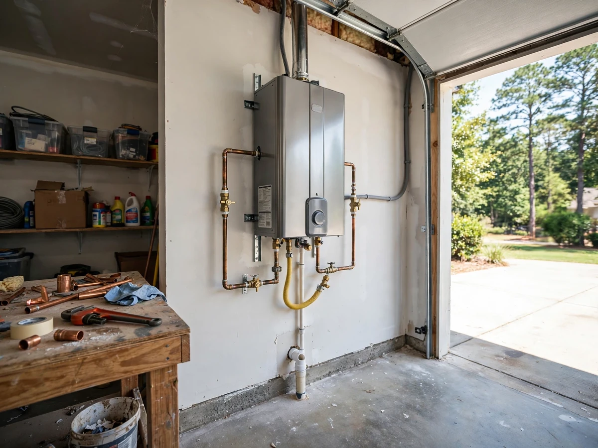 New water heater installed in a Woodstock, GA home
